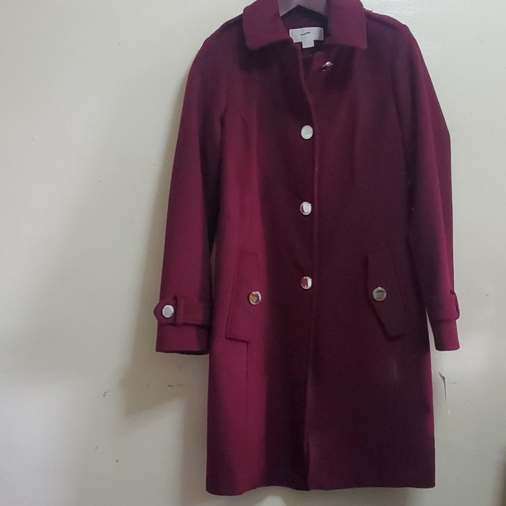 MICHAEL KORS DARK BRANDY COAT XS - Picture 4 of 16